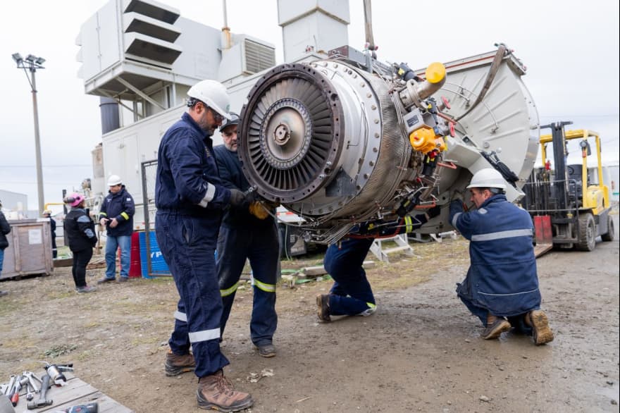 Comenzaron los trabajos de mantenimiento integral en la usina de Ushuaia