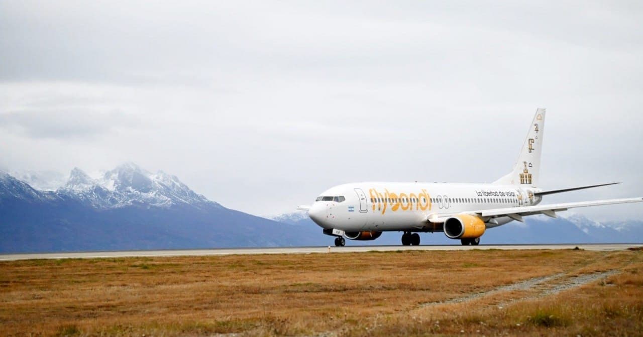 Flybondi suspende temporalmente los vuelos entre Buenos Aires y Ushuaia hasta julio