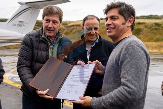 Melella recibió a los gobernadores Kicillof y Quintela que participarán de la Vigilia y el acto del 2 de Abril