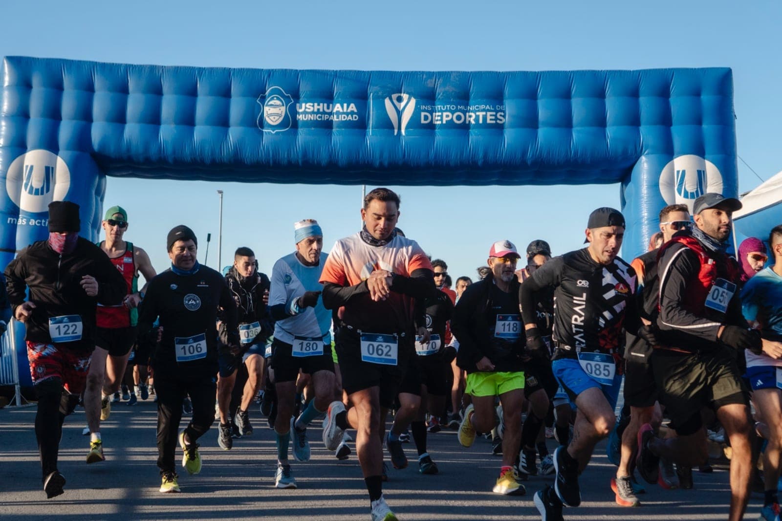 Cindy Rios y Dante Caro fueron los ganadores de “Ushuaia corre por Malvinas 2026”