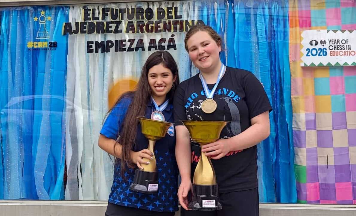 El Gobierno de Tierra del Fuego acompañó a la ajedrecista Jazmín Donda quien se consagró Campeona Argentina