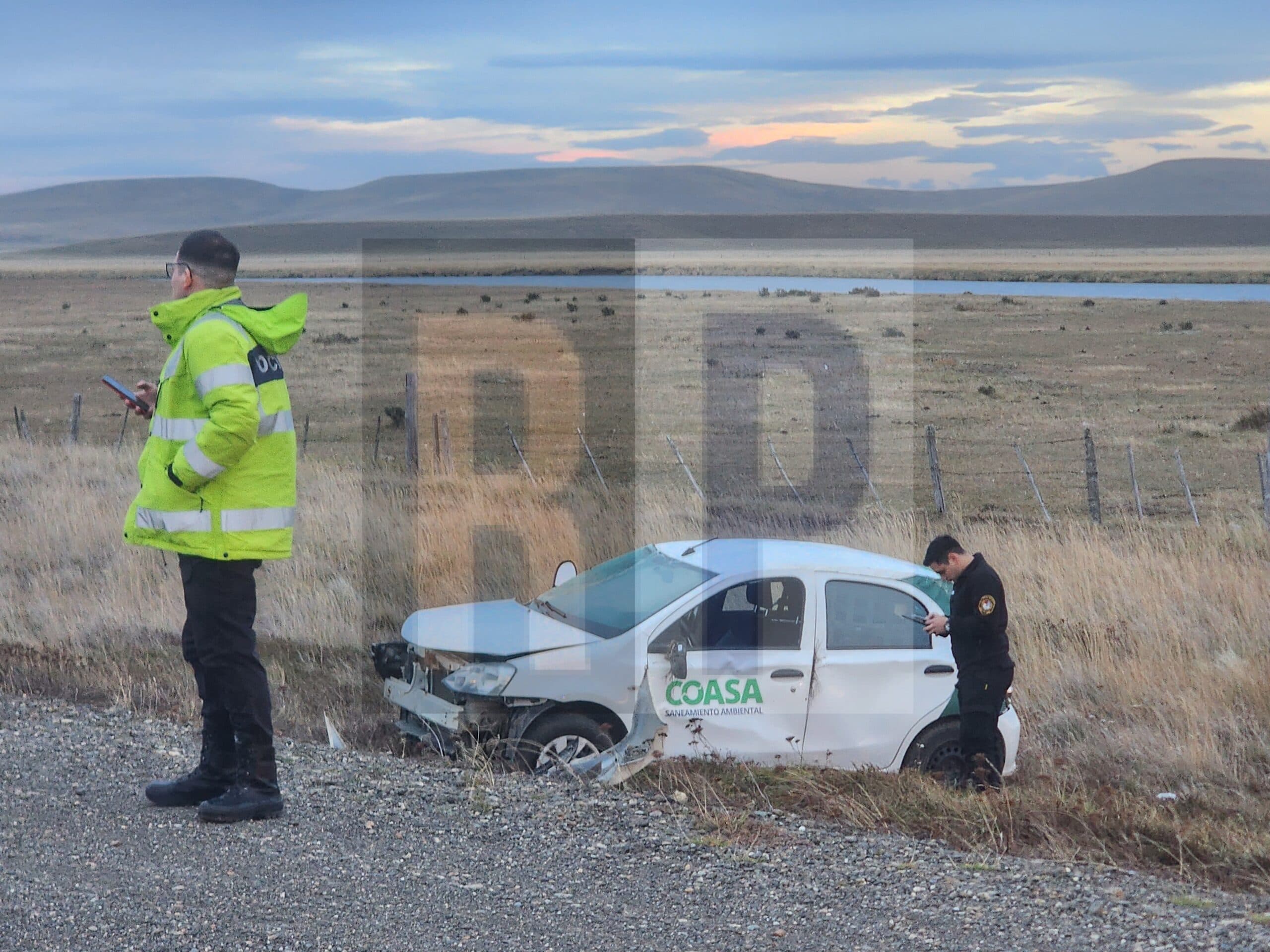 Conductor hospitalizado por vuelco en la ruta 3 al sur de Río Grande