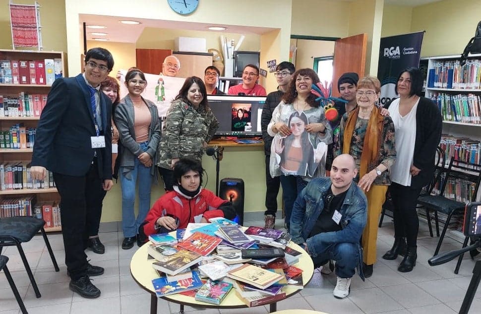 Presentación de la biblioteca parlante “Burbujas de colores”