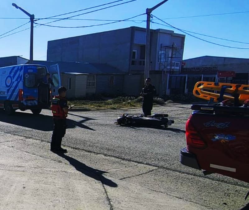 Motociclista resultó herido tras choque en Chacra XI