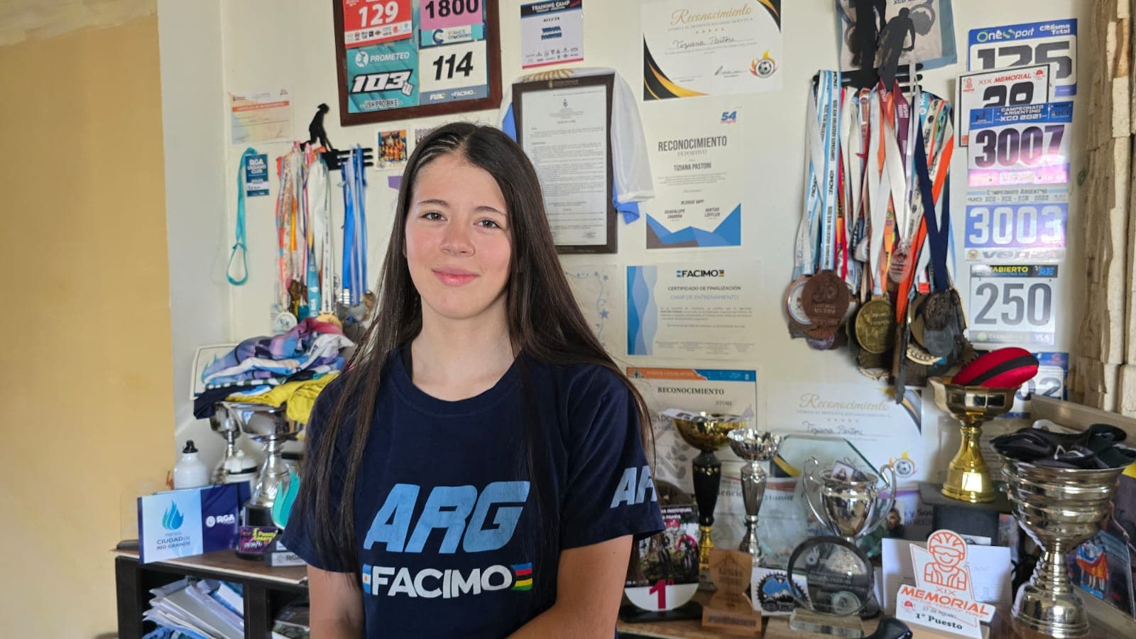 Tiziana Pastori competirá en el Panamericano de ciclismo en Paraguay y busca apoyo para cumplir su sueño