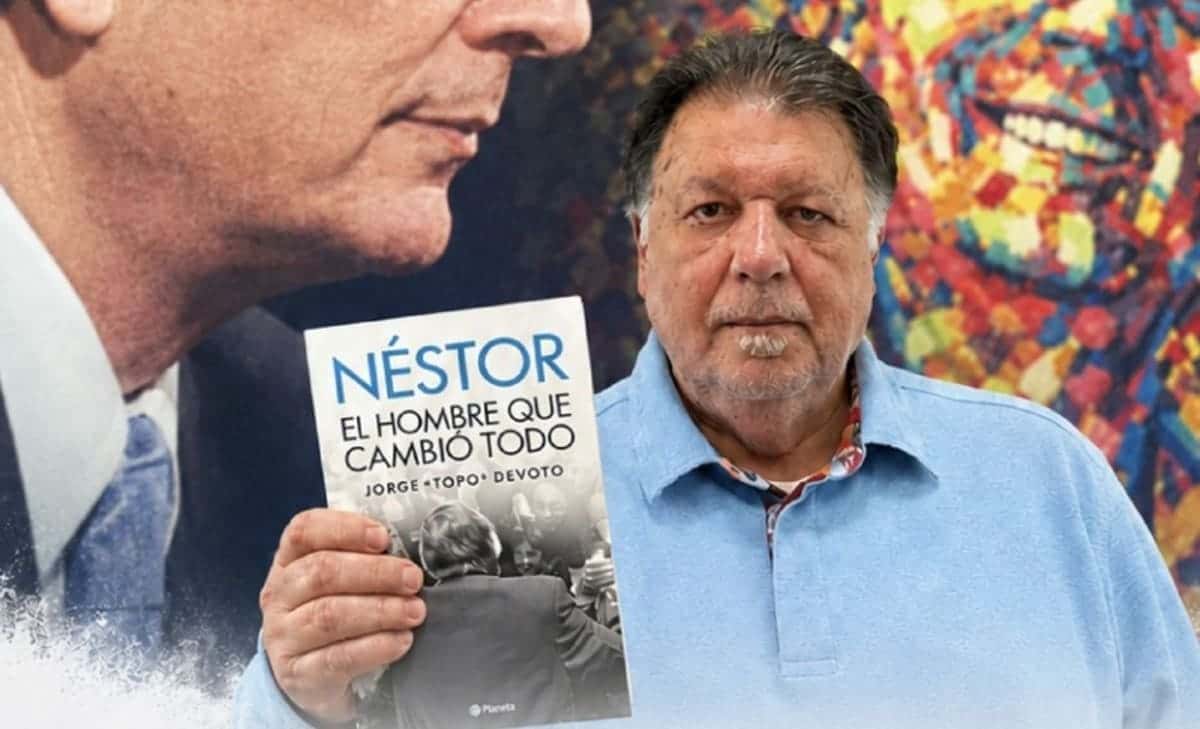 Jorge “Topo” Devoto presentará en Tolhuin su libro sobre Néstor Kirchner