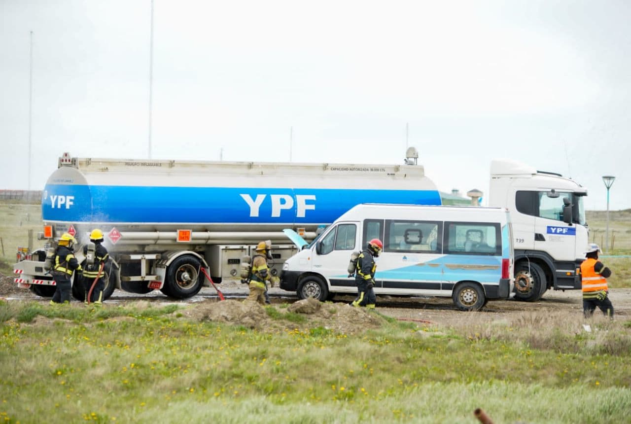 Emergencias: Simulacro en la Ruta N°3
