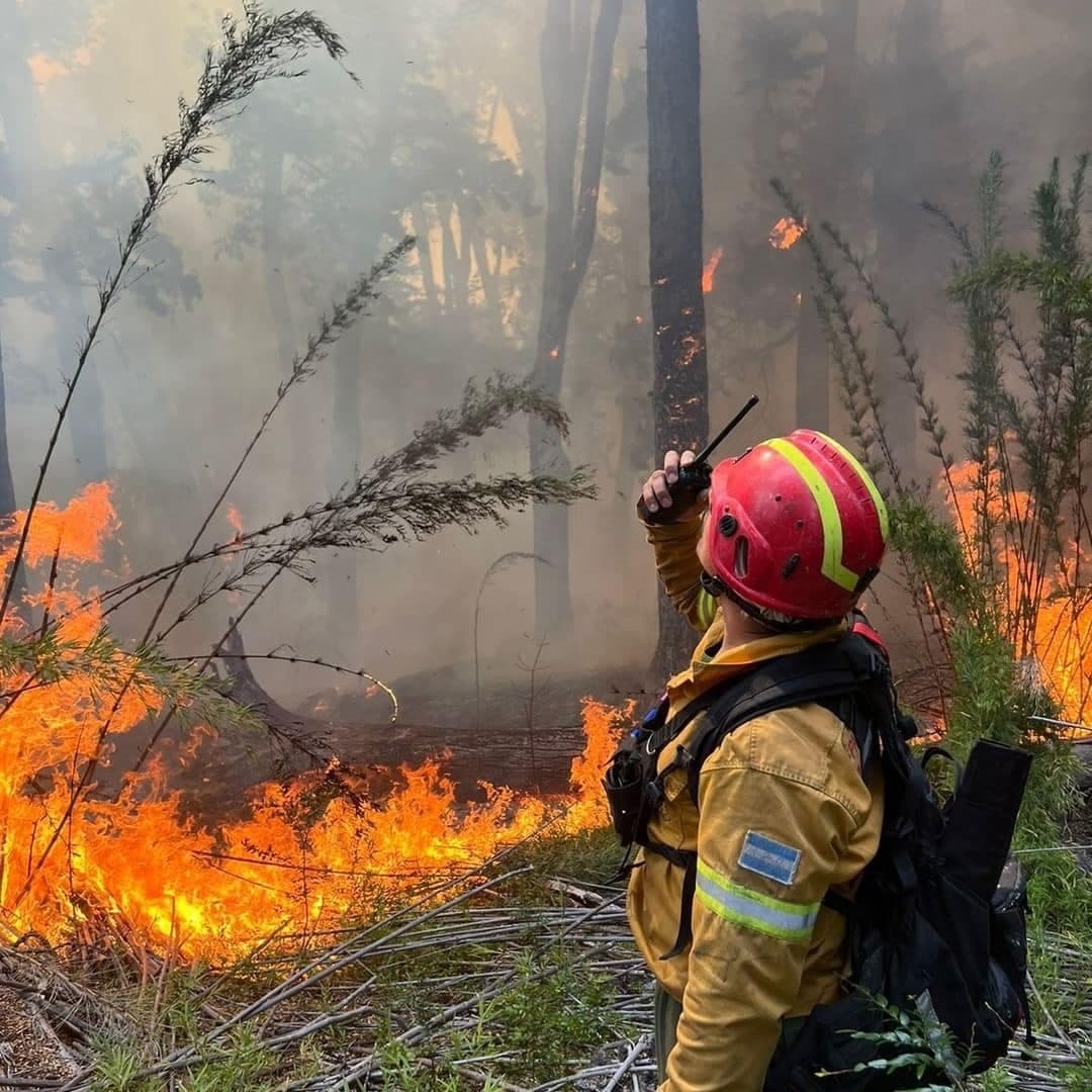No enviaron todos los fondos a los bomberos de la Patagonia